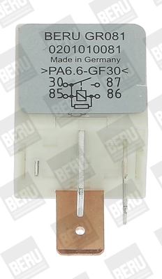 Relay, glow plug system